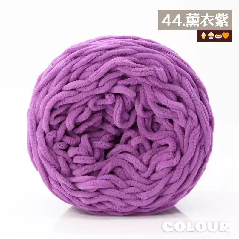 Chenille Udon Yarn 6mm 160gr Bulky