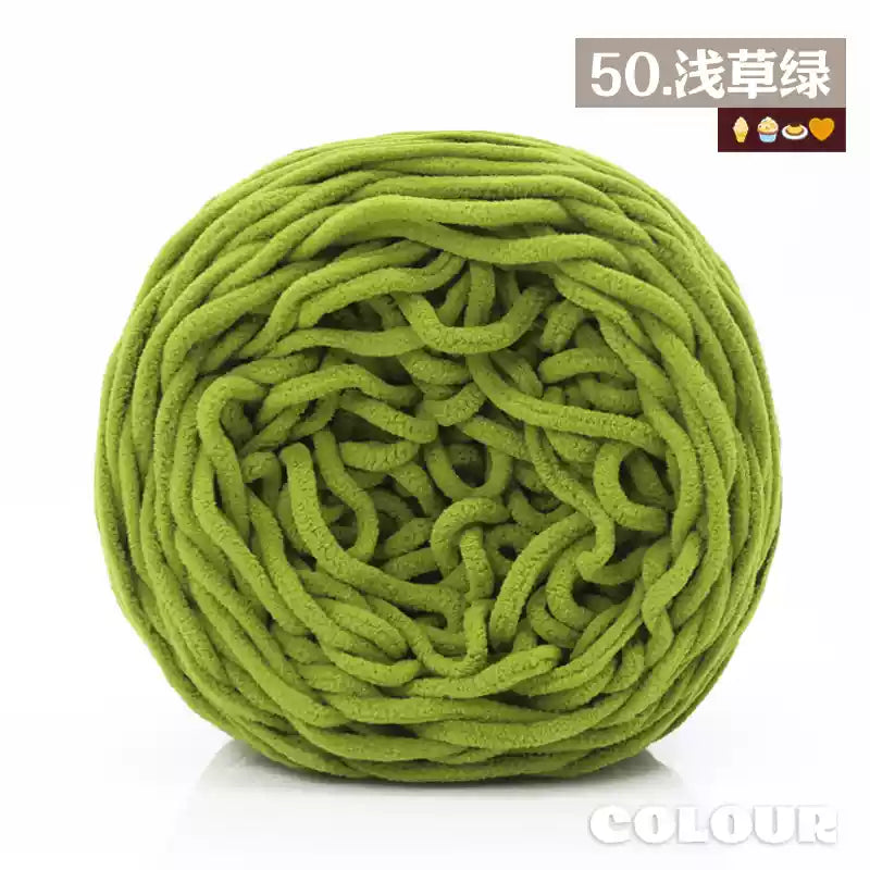 Chenille Udon Yarn 6mm 160gr Bulky