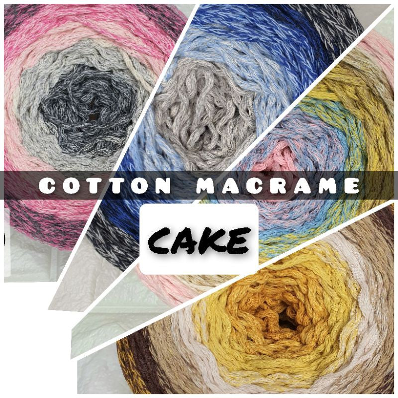 Cotton Macrame Cake Yarn