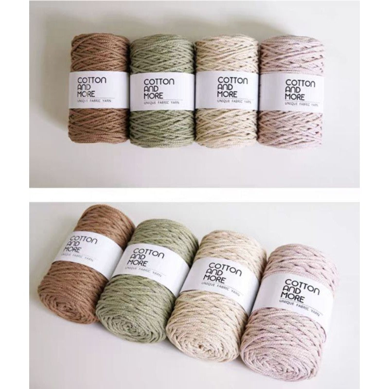 Yarn White Rope Look In Macrame Cotton Yarn Cord Rope 3mm Thickness – Yarn Holic