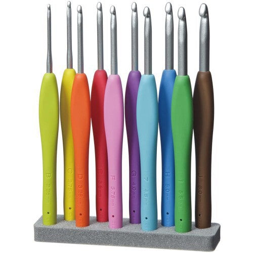 Crochet Hook Clover Amour Set 3672 (10 Sizes)